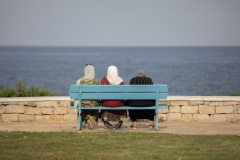 El mar Mediterráneo en la costa norte africana es el último trayecto que la migración debe sortear para intentar desembarcar en Europa. Foto: Dahian Cifuentes