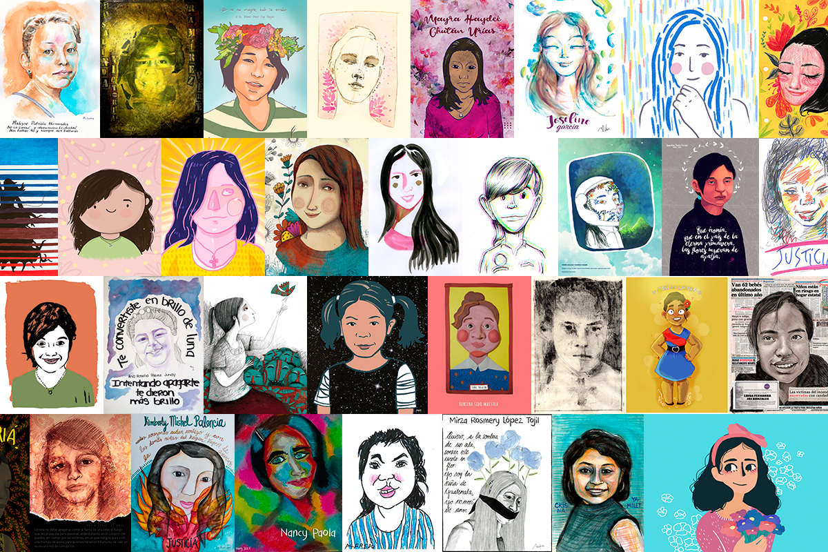 Los rostros de las niñas de Guatemala.