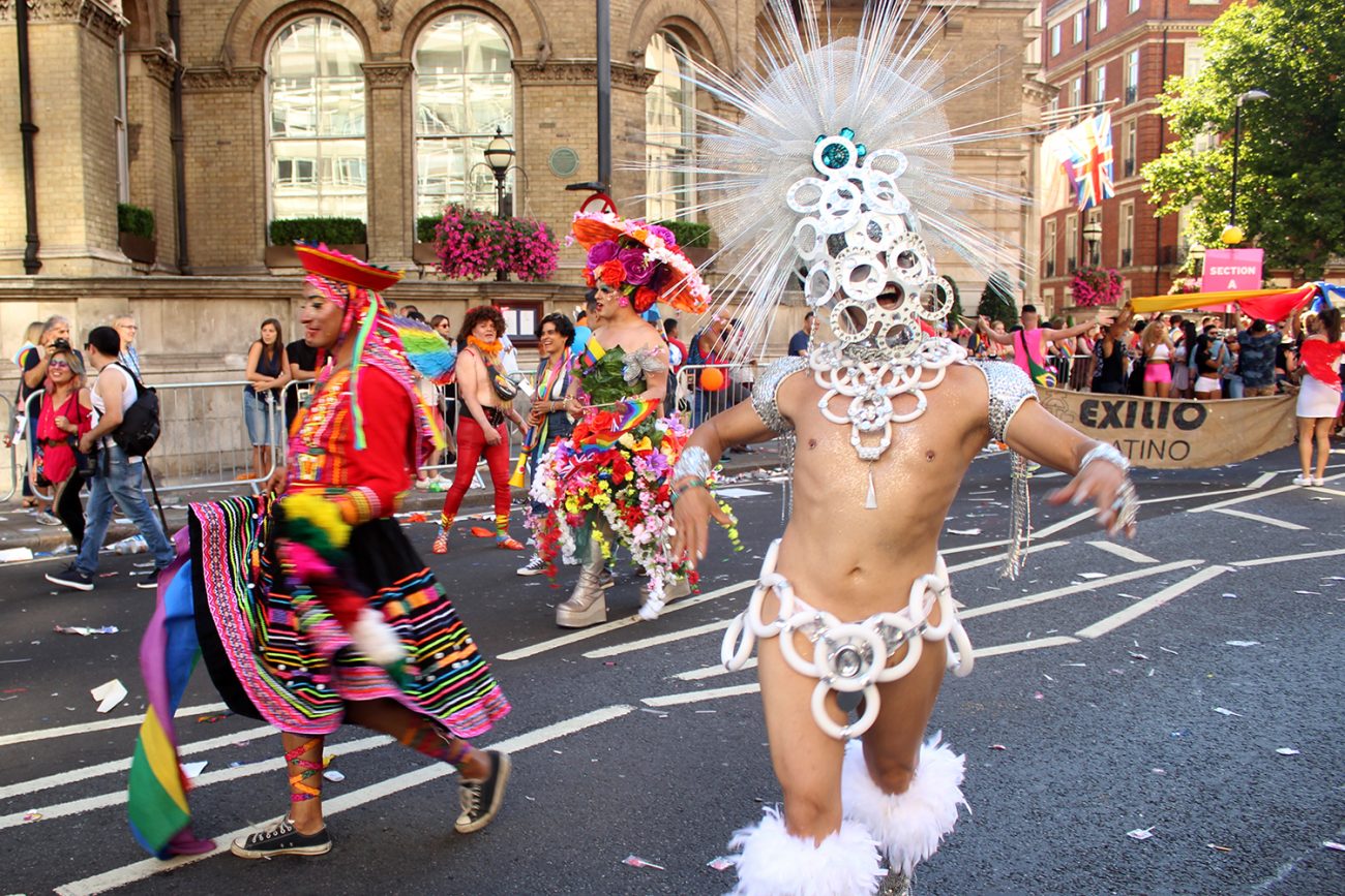 La marcha “Pride in London”. Foto: Eladia Grosso
