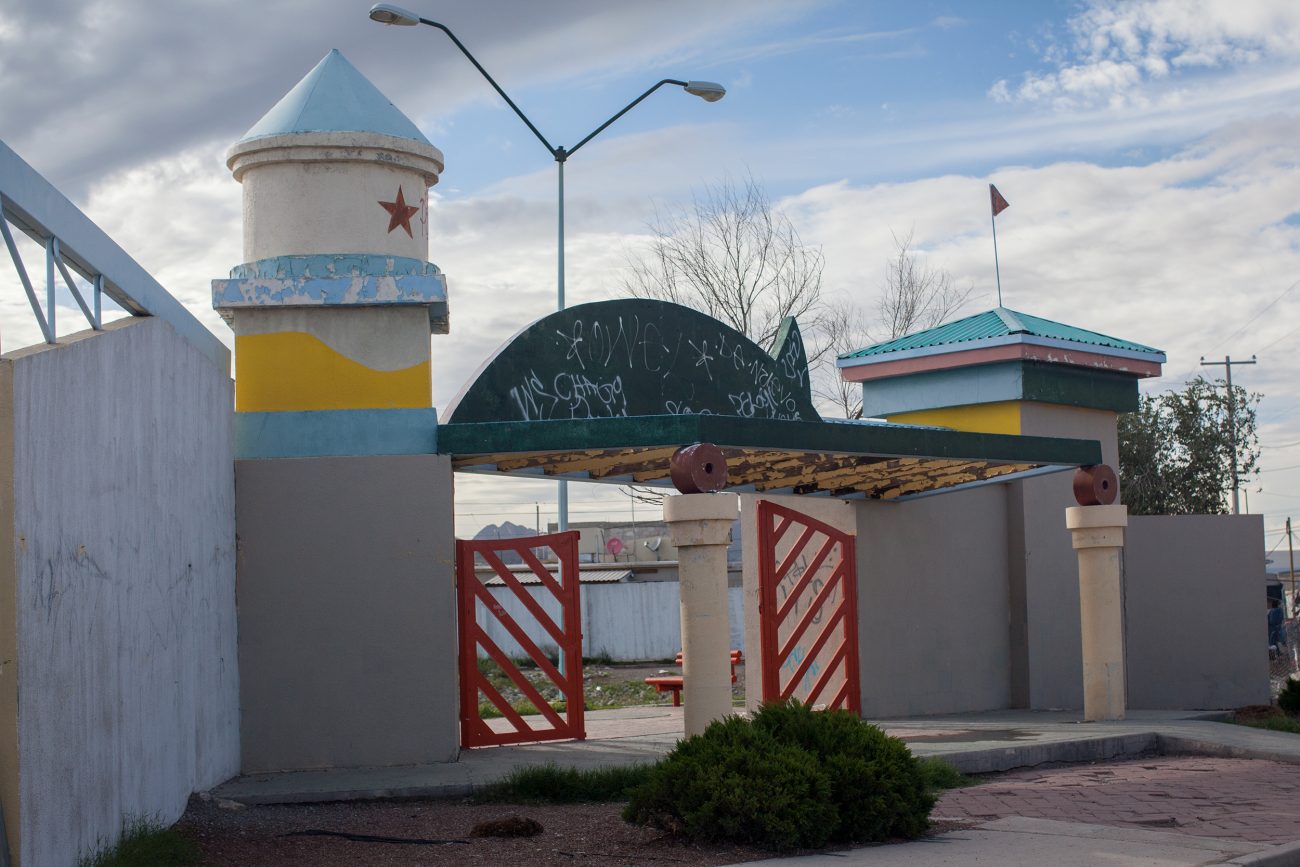 Un parque público en Ciudad Juárez. Foto: Alejandro Saldívar