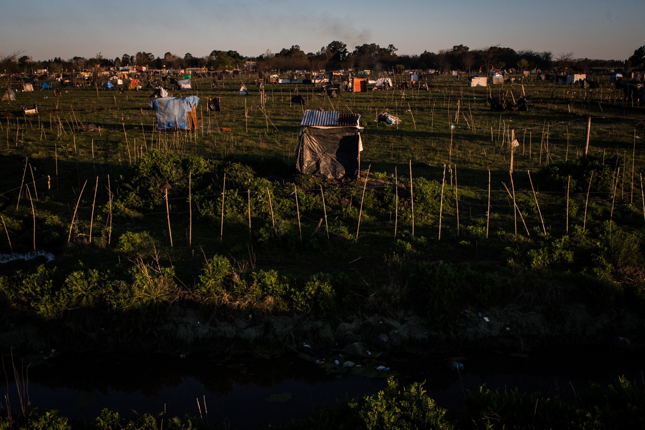 La toma de tierras en Guernica. Foto: Franciso Jarrin
