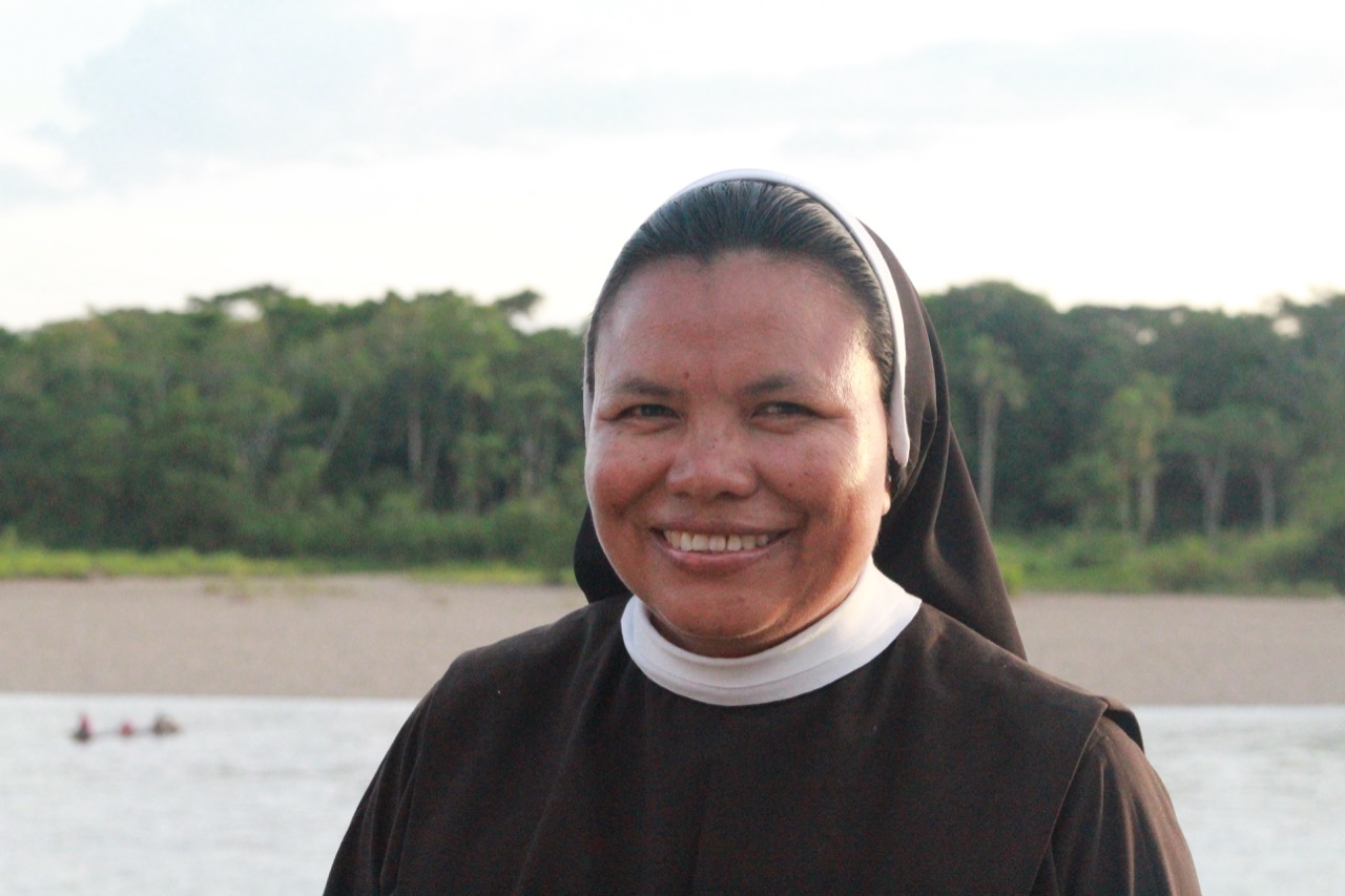 María Concepción Agreda Buesaquillo, hermana de una comunidad franciscana del Putumayo.