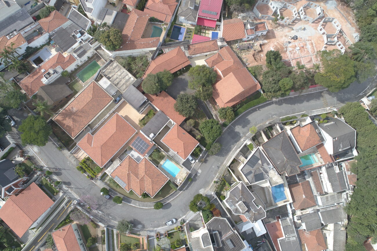 Vista aerea de la ciudad de Boa Vista
