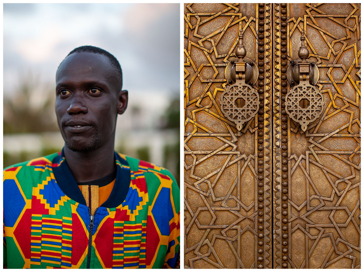 Khalifa, originario de Senegal. Fotos: Alejandro Saldívar