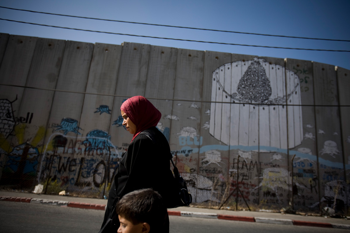 El muro que divide Israel de Palestina. Checkpoint en Belén. Foto: Alejandro Saldívar