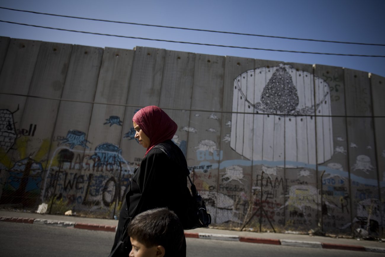 El muro que divide Israel de Palestina. Foto: Alejandro Saldívar
